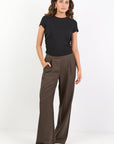 AMONG THE BRAVE INSTINCTIVE WIDE LEG ELASTIC BACK PANTS