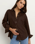 RE:UNION OPTIMUM LINEN OVERSIZED SHIRT
