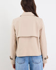 STORIES BE TOLD PATHWAY CROPPED TRENCH JACKET