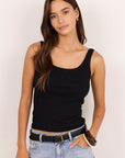 RE:UNION PEBBLE RIB SINGLET TANK