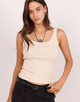 RE:UNION PEBBLE RIB SINGLET TANK