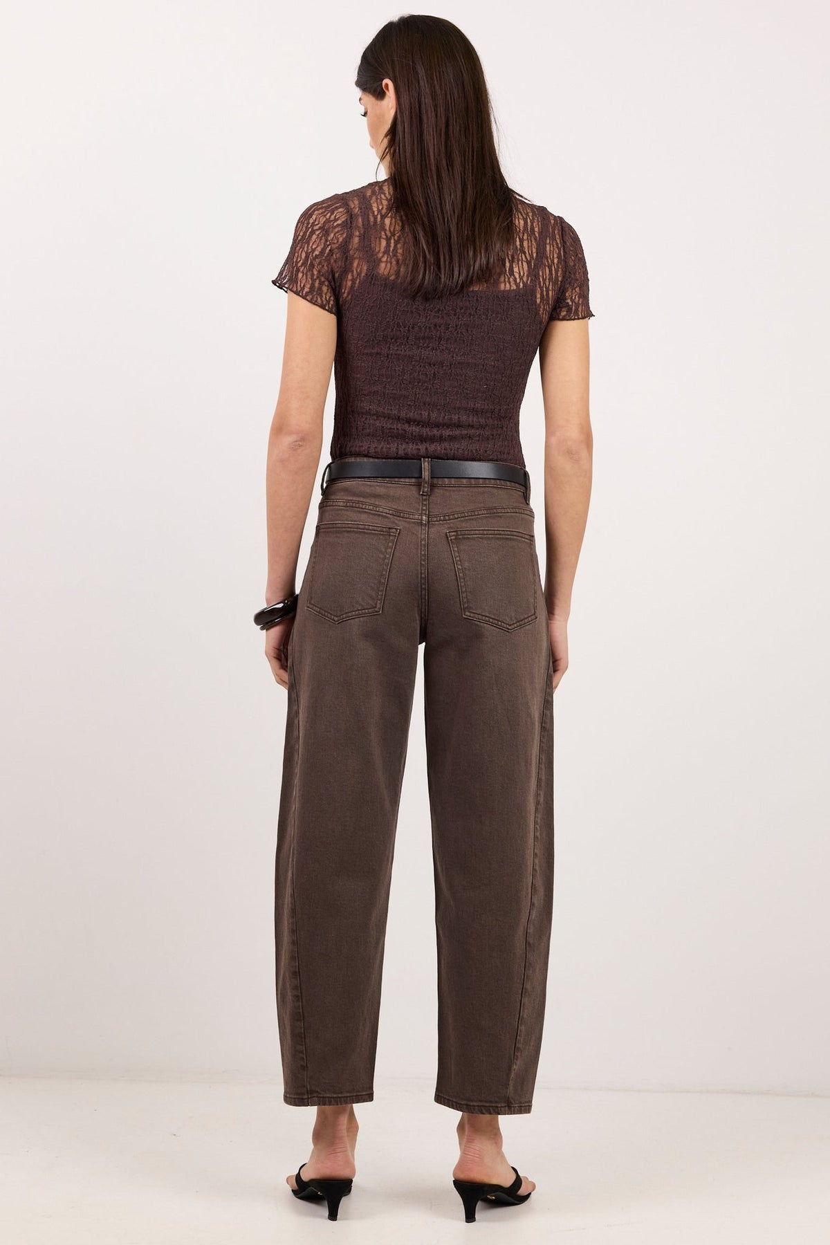 STORIES BE TOLD IDOLISE STRETCH SOFT BARREL JEANS