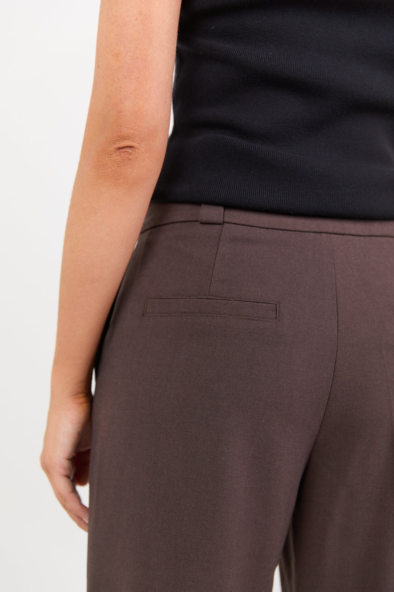 AMONG THE BRAVE JAUNTY SLANT POCKET WIDE LEG PANTS