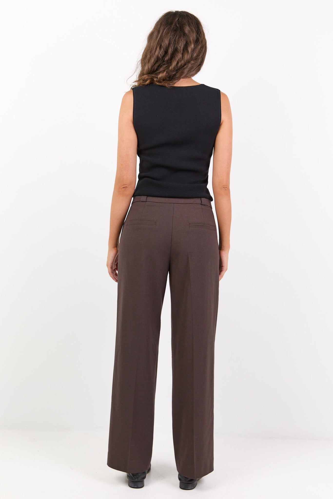 AMONG THE BRAVE JAUNTY SLANT POCKET WIDE LEG PANTS