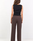 AMONG THE BRAVE JAUNTY SLANT POCKET WIDE LEG PANTS