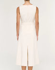 STAPLE THE LABEL ROSELLE BELTED MIDI DRESS