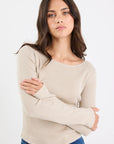 IVY+JACK RECIPROCAL BOATNECK RIB TOP