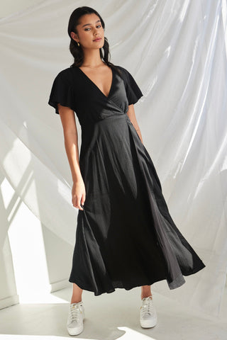 STORIES BE TOLD RESONANCE SS WRAP MAXI DRESS