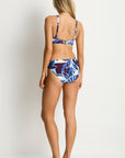 SEA LEVEL RUMBA CROSS FRONT MULTI BRA + MID BIKINI PANT SET
