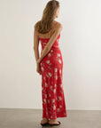 AUGUSTE ANNE TIE SLIP MAXI DRESS