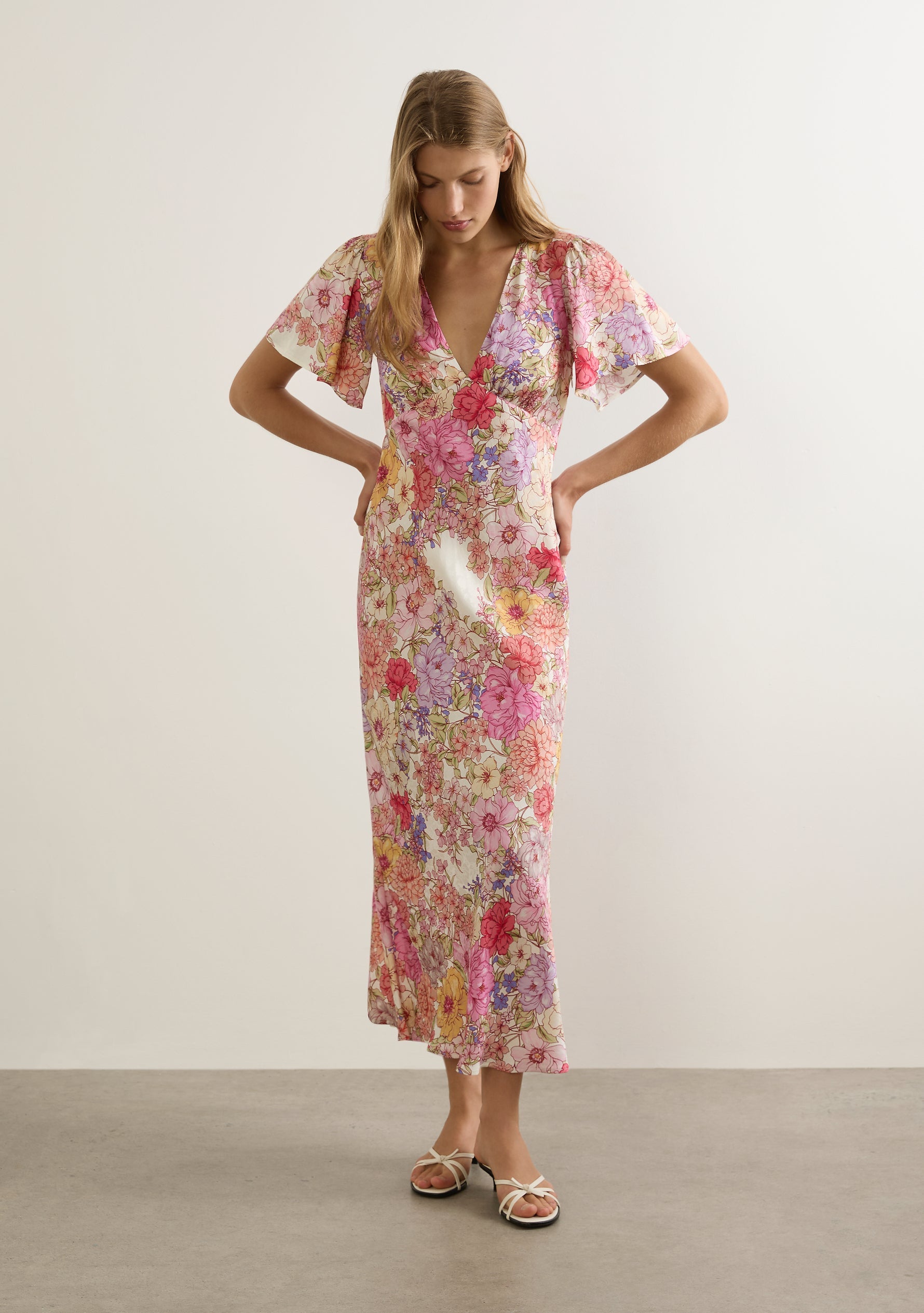 AUGUSTE CALAIS MIDI DRESS