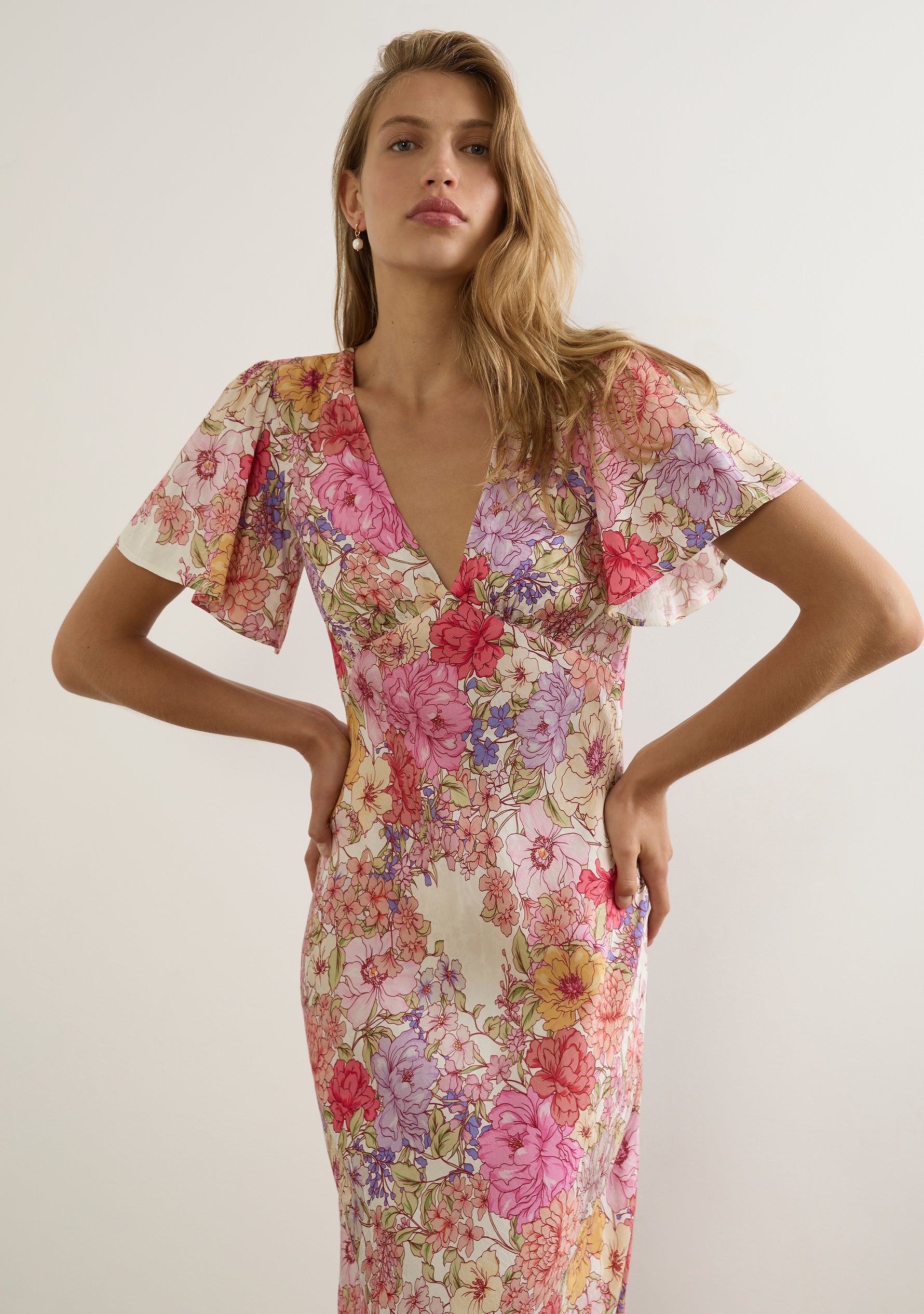 AUGUSTE CALAIS MIDI DRESS