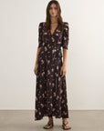 AUGUSTE CARA WRAP MAXI DRESS