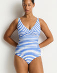 SEA LEVEL CROSS FRONT MULTIFIT SINGLET TOP + MID PANT SET