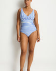 SEA LEVEL CROSS FRONT MULTIFIT SINGLET TOP + MID PANT SET
