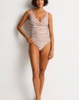 SEA LEVEL CROSS FRONT MULTIFIT SINGLET TOP + MID PANT SET