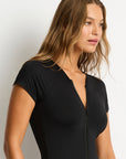 SEA LEVEL ESSENTIALS SHORT SLEEVE MULTIFIT BOYLEG ONE PIECE