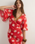 AUGUSTE MALIA MIDI DRESS