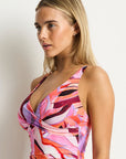 SEA LEVEL NEON WAVE CROSS FRONT MULTIFIT ONE PIECE