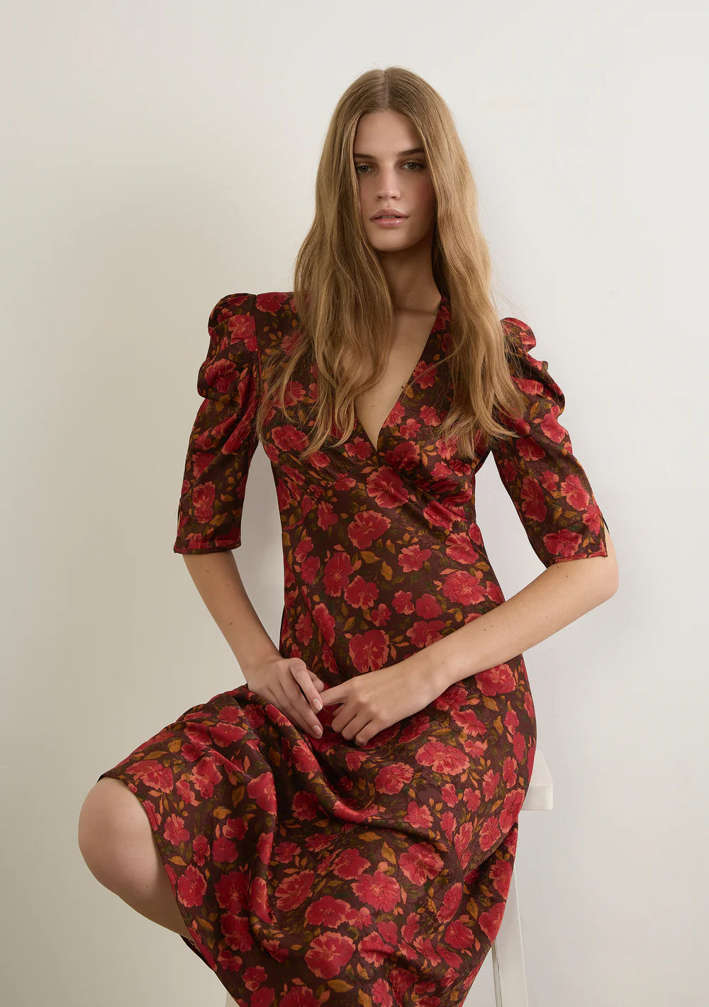 AUGUSTE ADLEY MIDI DRESS