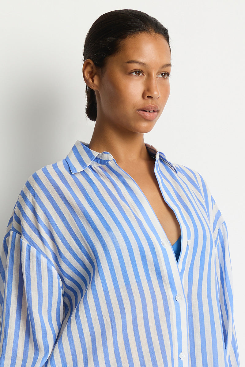 SEA LEVEL VACAY CRUISE SHIRT - CHAMBRAY