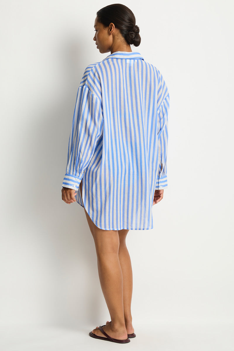 SEA LEVEL VACAY CRUISE SHIRT - CHAMBRAY