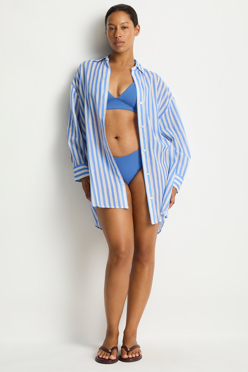 SEA LEVEL VACAY CRUISE SHIRT - CHAMBRAY