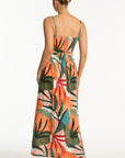 SEA LEVEL TROPALUXE CUTAWAY BANDEAU DRESS
