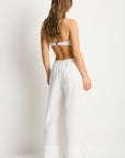 SEA LEVEL SHORE LINEN PALAZZO PANT