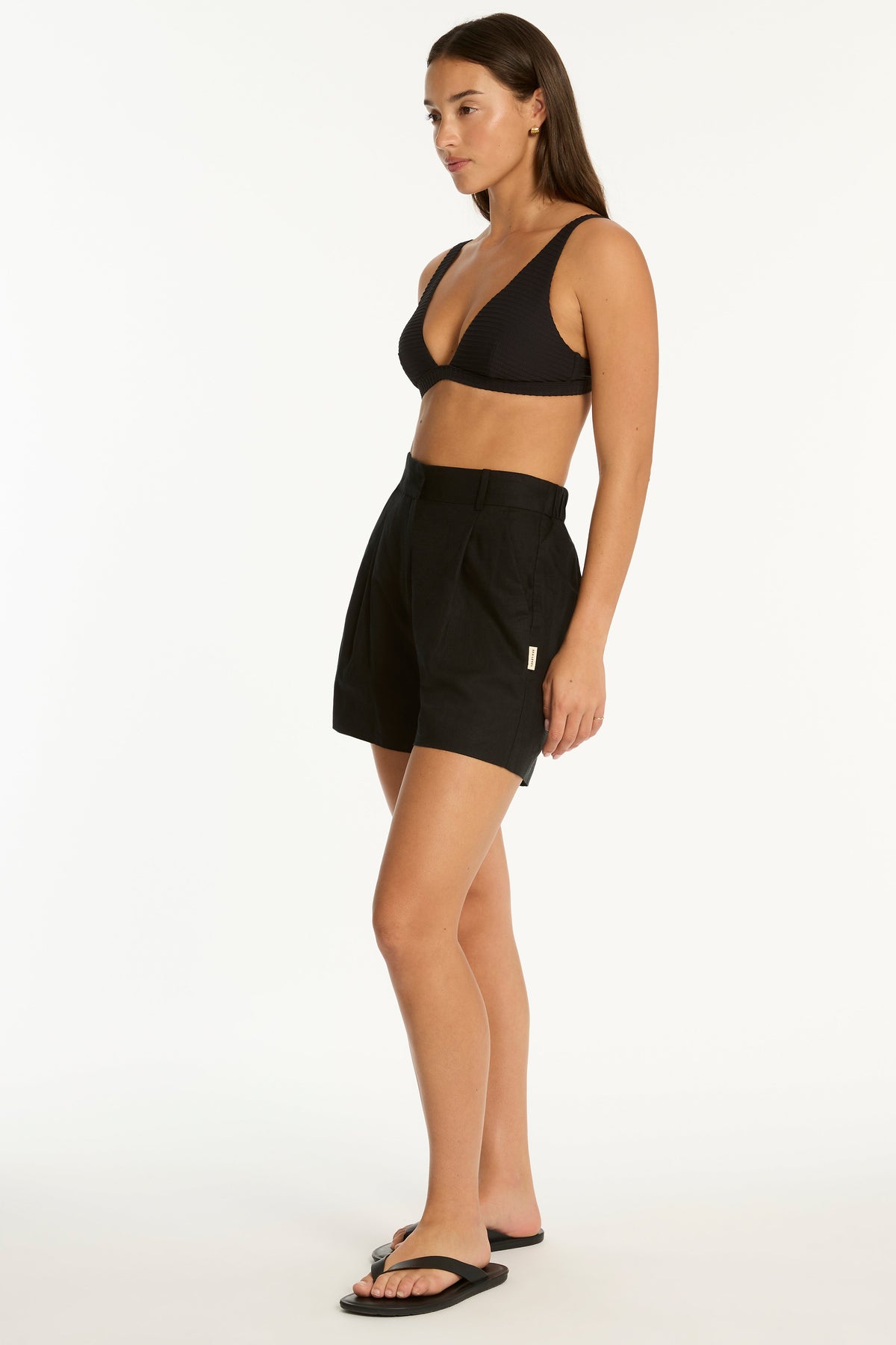 SEA LEVEL SHORE LINEN BOAT SHORT