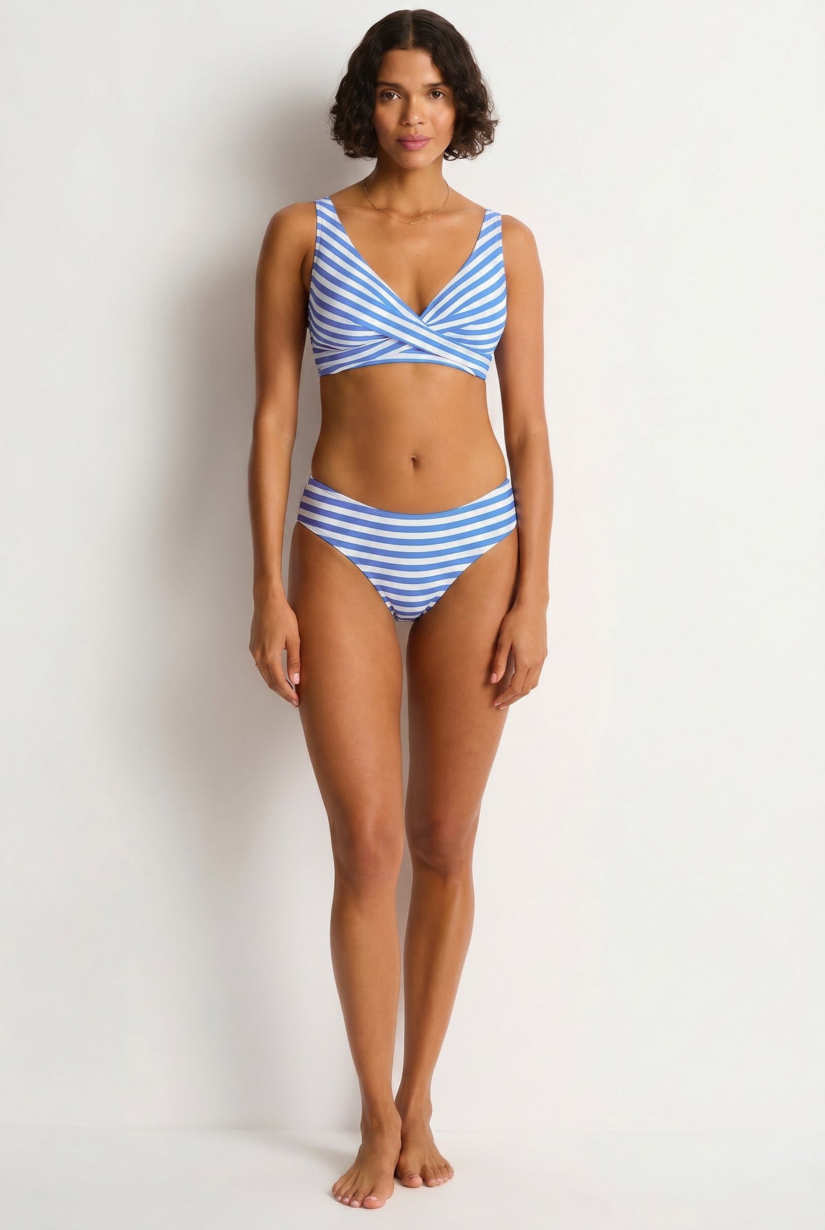 SEA LEVEL AMOUR CROSS FRONT MULTIFIT BRA + MID PANT SET