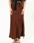 SEEKING LOLA VIVA CHOCOLATE SKIRT
