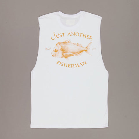 JUST ANOTHER FISHERMAN SNAPPER LOGO TANK