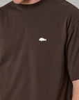 JUST ANOTHER FISHERMAN STAMP SEA TEE - EARTH