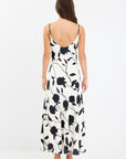 STORIES BE TOLD SATURN FLORAL STRAPPY BIAS SLIP DRESS
