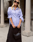STORIES BE TOLD SIGNATURE OXFORD OVERSIZED SHIRT