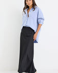 STORIES BE TOLD PRODIGY SATIN BIAS MAXI SKIRT
