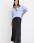 STORIES BE TOLD PRODIGY SATIN BIAS MAXI SKIRT