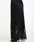 BLAK SOFTLY SPOKEN SKIRT