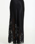 BLAK SOFTLY SPOKEN SKIRT
