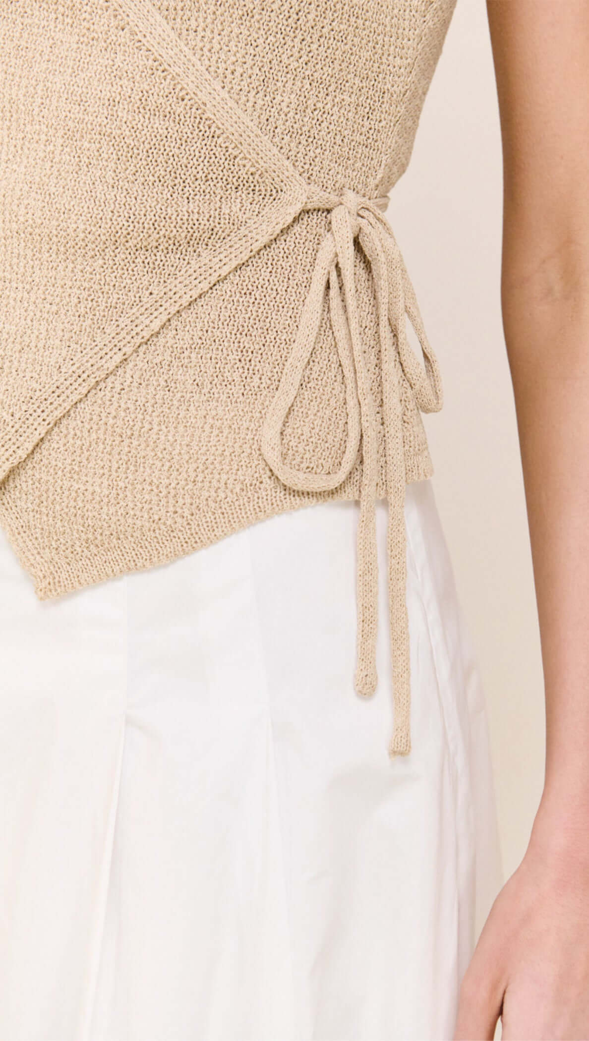 STAPLE THE LABEL MARINE KNIT WRAP TOP – Boutique on Main Street