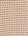 RE:UNION SUNRISE SHORT SLEEVE CROCHET KNIT TOP