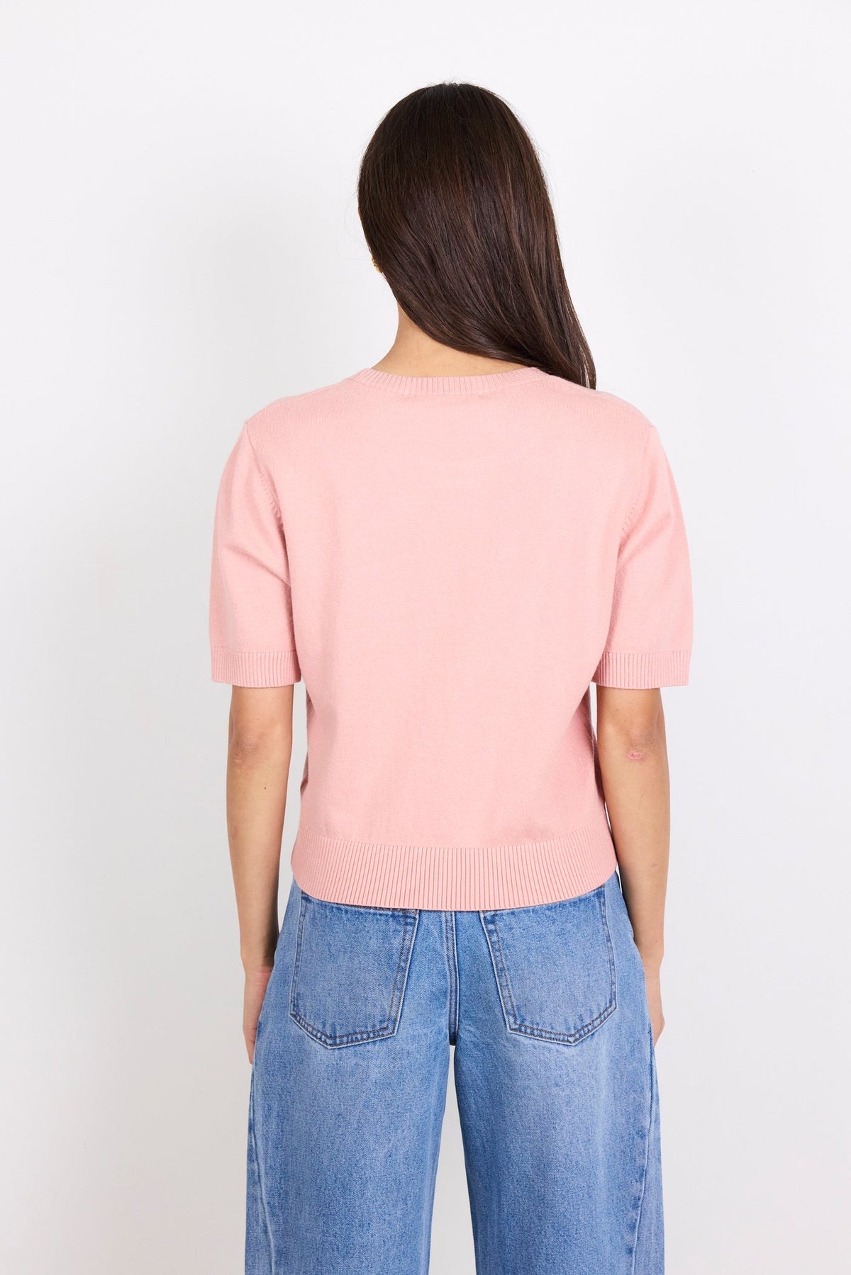 IVY + JACK TOPIC CASHMERE BLEND SOFT KNIT TEE