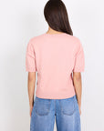 IVY + JACK TOPIC CASHMERE BLEND SOFT KNIT TEE