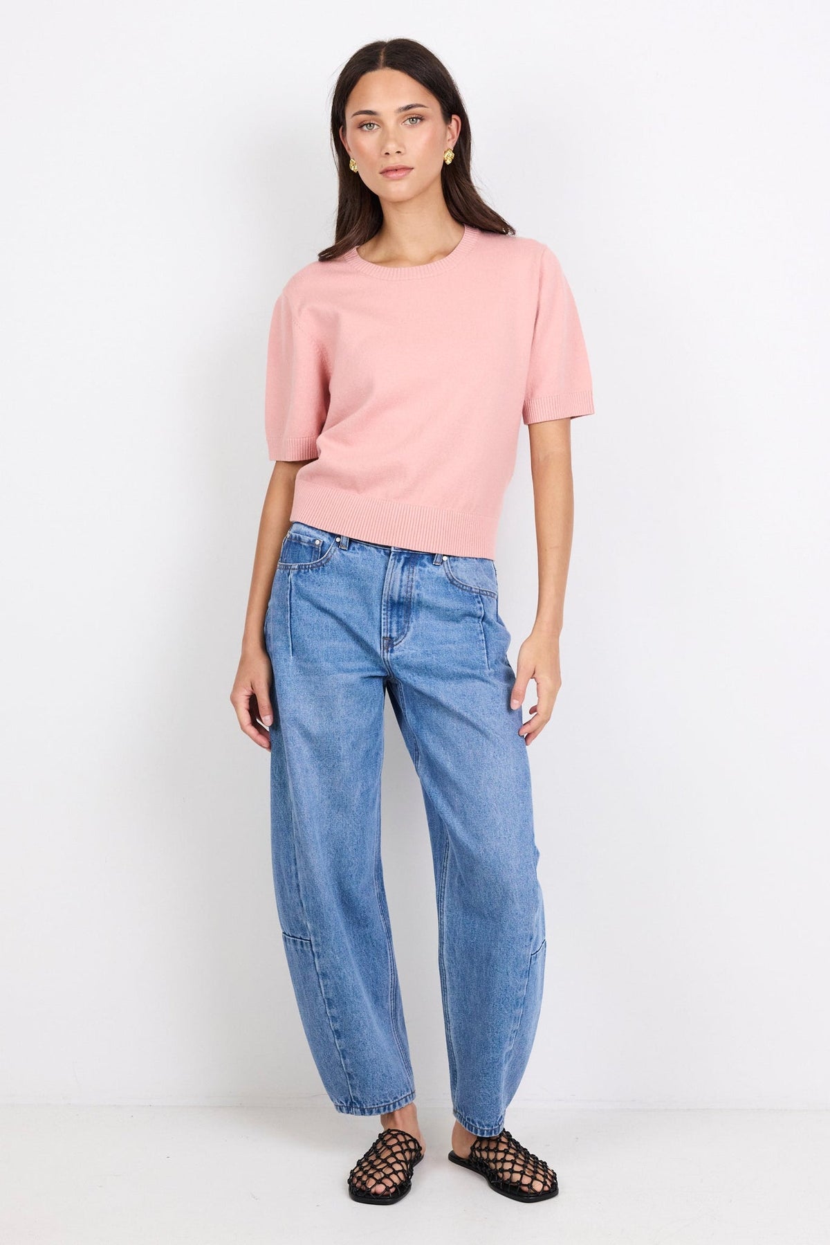 IVY + JACK TOPIC CASHMERE BLEND SOFT KNIT TEE