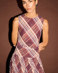 STAPLE THE LABEL PLAIN MESH MIDI DRESS