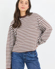 STORIES BE TOLD UNITE LS CONTRAST BINDING TEE