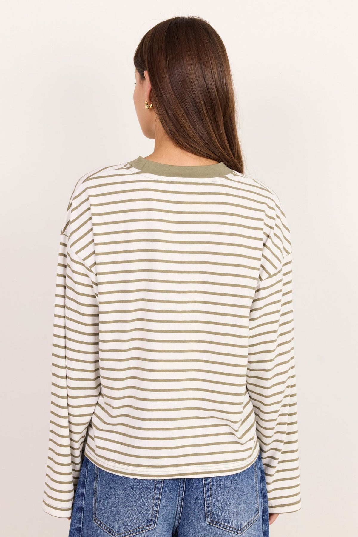 STORIES BE TOLD UNITE LONGSLEEVE CONTRAST BINDING BOXY TEE