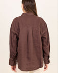 RE:UNION UPLIFTED LINEN OVERSIZED SHIRT