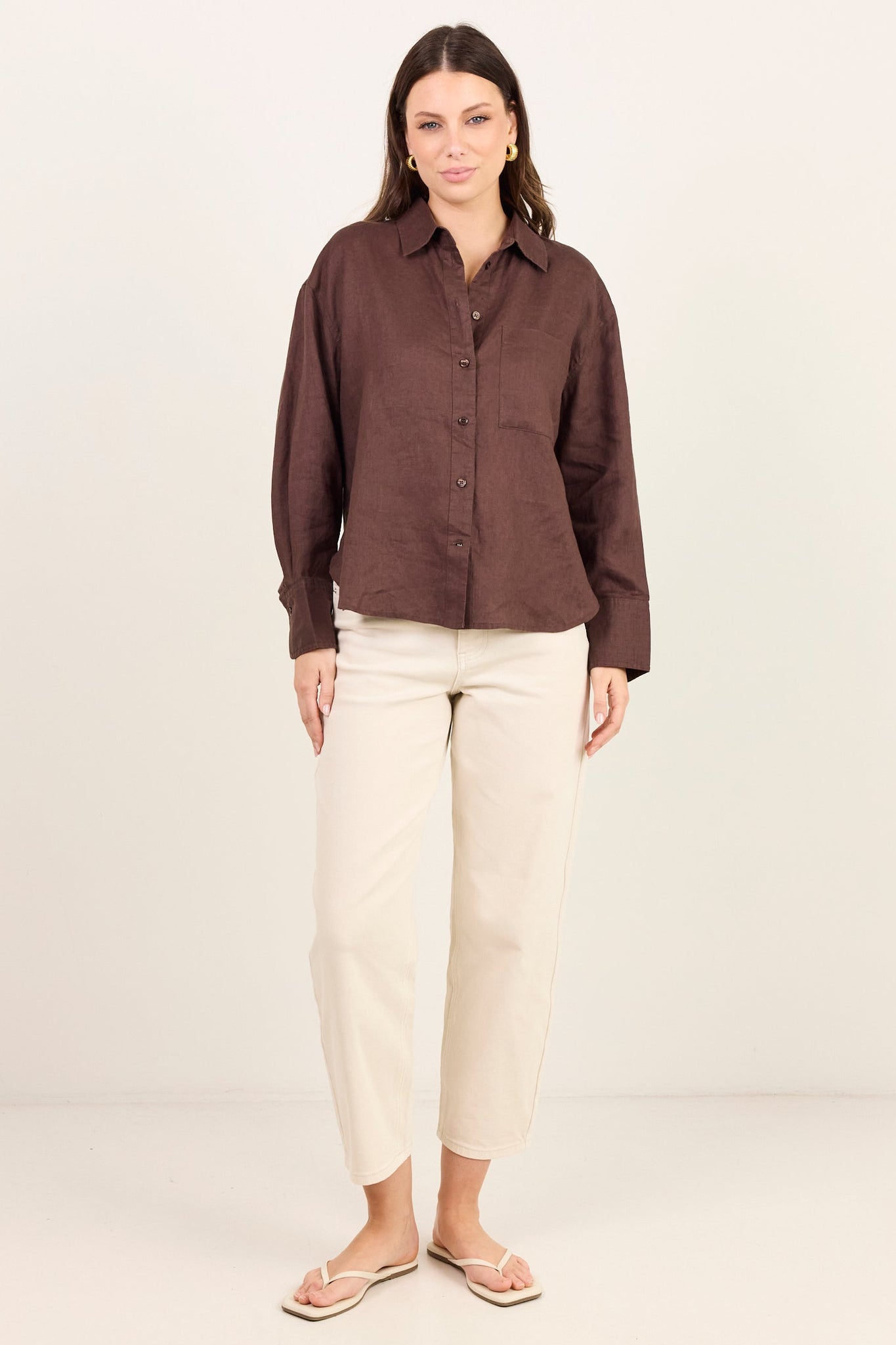 RE:UNION UPLIFTED LINEN OVERSIZED SHIRT